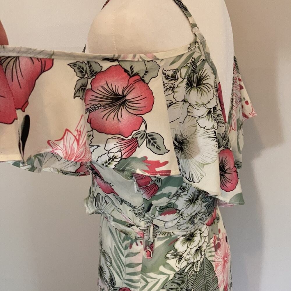 NWT Promesa Floral Maxi Boho Summer Dress Sz Large - Picture 7 of 12